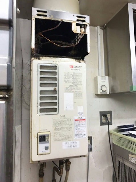 エコジョーズ 屋内厨房ダクト接続業務用ガス給湯器 GQ-C2422WZD-FH （都市ガス13A用） - 3